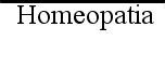 HOMEOPATIA